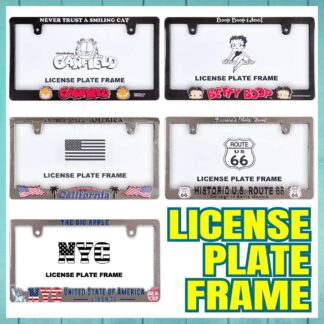 【USLF】ライセンスフレーム ガーフィールド ベティ 星条旗 ROUTE66 NYC(参考上代￥2000/ロット:2)