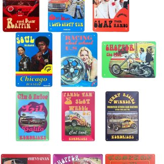 【FKTP】ファンキー ティン プレート 看板 サイン 60's 70's FUNKY TIN PLATE(参考上代￥1000/ロット:3)