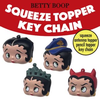 【03-0016-02】ベティ スクイーズ アンテナトッパー キーリング キーチェーン BETTY BOOP(参考上代￥1200/ロット:3)