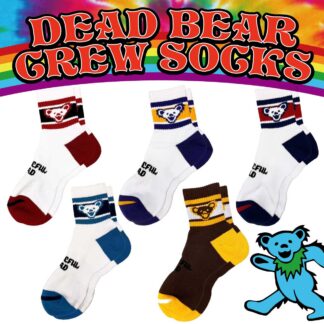 【05-0001-07】デッドベアー クルー ソックス GREATFUL DEAD BEAR(参考上代￥1600/ロット:2)