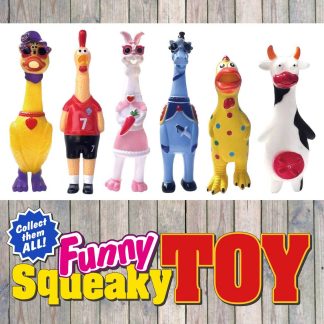 【08-0006-02】Funny Squeaky Toy ファニー スクィキー トイ チキン バード(参考上代￥1200/ロット:3)