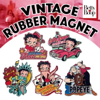 【08-0008-03】ラバーマグネット BETTY POPEYE ラバー製 マグネット(参考上代￥580/ロット:3)