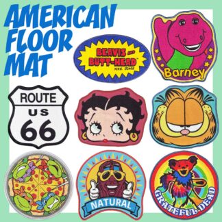 【08-0056-01】フロアマット アメリカン キャラクター アドバタイジング(参考上代￥2800/ロット:2)