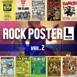 【VRBP2】ヴィンテージ ロックバンド ポスター Lサイズ VOL.2 VINTAGE ROCK BAND(参考上代￥780/ロット:3)