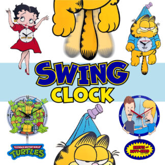 【08-0095-01】スウィングクロック 壁掛け時計 ウォールクロック(参考上代￥5000/ロット:1)