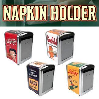 【07-0017-01】ナプキン ホルダー アドバタイジング ダイナー カフェ(参考上代￥3500/ロット:1)