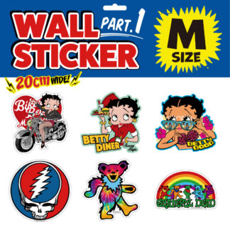 【09-0011-01】アメリカン ウォール ステッカー Mサイズ BETTY ベティ GDP(参考上代￥980/ロット:3)