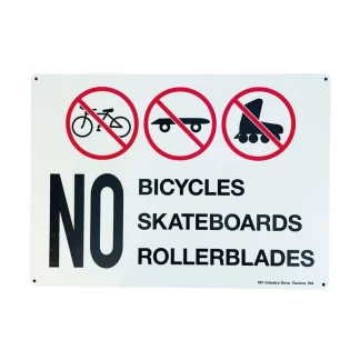 SECURITY SIGN / NO BICYCLES(参考上代¥1500/ロット:1)