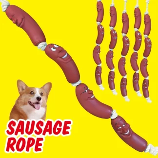 SAUSAGE ROPE DOG TOY 犬用 おもちゃ(参考上代¥1200/ロット:3)