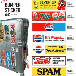 バンパーステッカー(参考上代￥800/ロット:6)