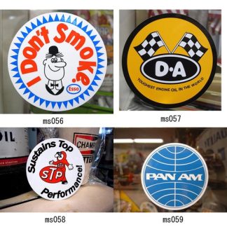 【ms056】レーシング ステッカー ESSO STP PANAM エッソ Mr.STP パンアメリカン航空 耐水性加工 アメリカン雑貨(参考上代￥300/ロット:5)