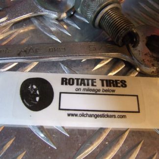 【sd-05】メカニック ステッカー（タイヤローテーション） / アメリカ整備用ステッカー(参考上代￥300/ロット:5)