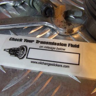 【sd-06】メカニック ステッカー（ミッションOIL） / アメリカ整備用ステッカー(参考上代￥300/ロット:5)