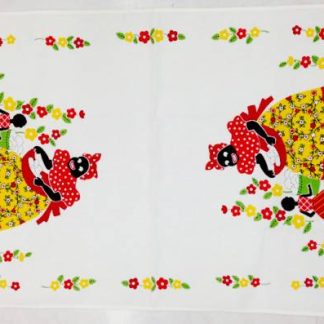 【lo-003】黒人キッチンタオル　クロス YE（ヴィンテージ風）(参考上代￥800/ロット:3)