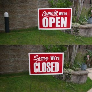 【lc-yd-opcl】ヤードサイン(OPEN/CLOSE）(参考上代￥1800/ロット:3)