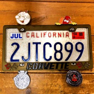 【01-AAA】カーバッチ ライセンストッパー レディキロワット ウィンナーシュニッツェル AAA カーバッジ エンブレム(参考上代￥2300/ロット:2)