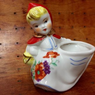 【lo-008】赤ずきんちゃんプランター　/　ガーデニングやお部屋のインテリアに！(参考上代￥500/ロット:3)