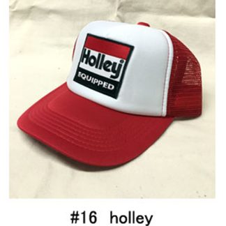 【16-holley】Racing Meshcap（#16-holley） / レーシング系メッシュキャップ　RD(参考上代￥1800/ロット:2)