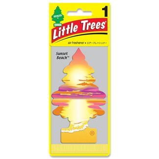 【17177】リトルツリー エアフレッシュナー LittleTrees LittleTrees サンセットビーチ(参考上代￥270/ロット:12)
