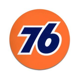 【ms142】76 ラウンド レーシング ステッカー ユノカル UNOCAL デカール(参考上代￥300/ロット:5)