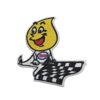【WP-ESSO】エッソボーイ ワッペン ESSOBOY エッソ ESSO チェッカーフラッグ(参考上代￥580/ロット:5)