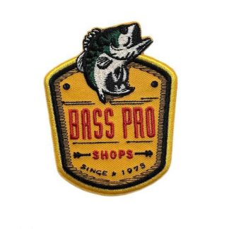 【WP-BASSPRO】バスプロショップ ワッペン BASS PRO SHOP アウトドア(参考上代￥580/ロット:5)