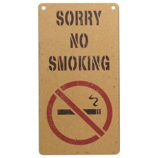 【SLW045】ミニサインボード [NO SMOKING / SLW045] MDF看板 アメリカン雑貨(参考上代￥300/ロット:10)