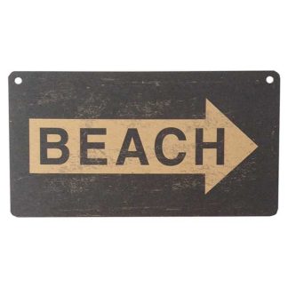 【SLW046】ミニサインボード [BEACH / SLW046] MDF看板 アメリカン雑貨(参考上代￥300/ロット:10)