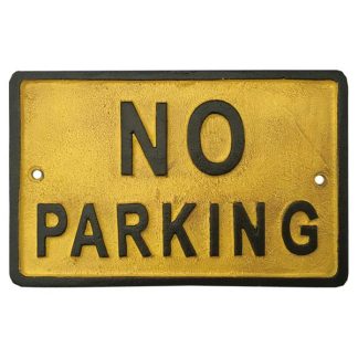 【SLW051】アイアンプレート [NO PARKING / SLW051] 看板 アメリカン雑貨(参考上代￥1200/ロット:10)