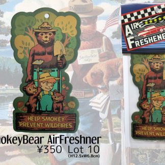 【SBAF】スモーキーベア エアフレッシュナー アメリカン 芳香剤 SmokeyBear(参考上代￥350/ロット:5)
