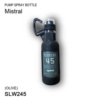 【SLW245】PUMP SPRAY BOTTLE Mistral アルコール対応 スプレーボトル ミストラル SLW245 オリーブ(参考上代￥600/ロット:12)