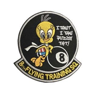 【TW-010】ワッペン トゥイーティー 8TH TWEETY 8BALL アメリカン雑貨(参考上代￥480/ロット:5)