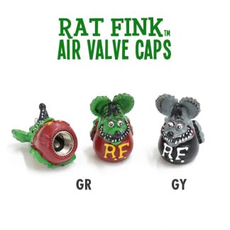 【RAF280GR】ラットフィンク エアバルブ キャップ 2個セット RatFink(参考上代￥1900/ロット:2)