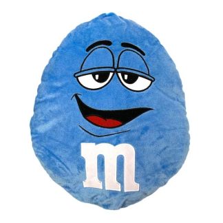 【MMCUSHIONB】M&M's フェイス クッション ブルー エムアンドエムズ(参考上代￥4000/ロット:1)
