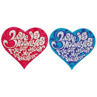 【DM080】ムーンアイズ ラブ イズ ステッカー メタルフレーク MOONEYES(参考上代￥600/ロット:3)