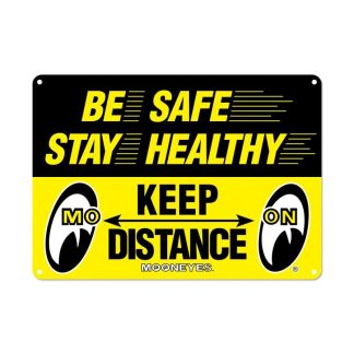 【MG894KD】ムーンアイズ メッセージ プレート サイン MOON Keep Distance MOONEYES(参考上代￥1200/ロット:2)