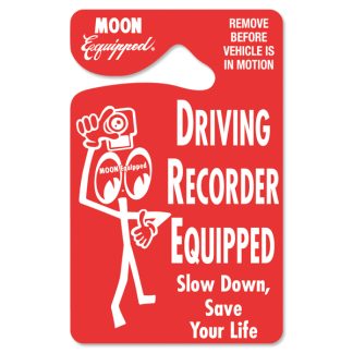 【MQG163RD】ムーンイクイップド ドライビング レコーダー パーキングパーミット MOONEYES(参考上代￥450/ロット:3)