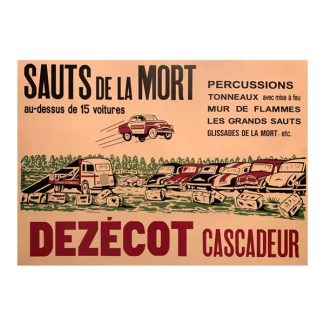 【po-dc】DEZECOT スタント カーショー ポスター(参考上代￥800/ロット:3)