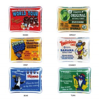 【ADGTR】アドバタイジング ガラス トレー トレイ アメリカン キャラクター(参考上代￥800/ロット:6)