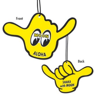 【MG977YE】ムーンアイズ Shaka エアフレッシュナー 芳香剤 MOONEYES(参考上代￥500/ロット:3)