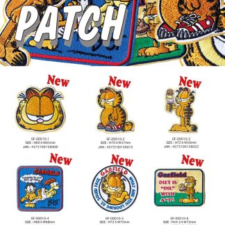 【GFWP】ガーフィールド ワッペン パッチ GARFIELD(参考上代￥600/ロット:6)