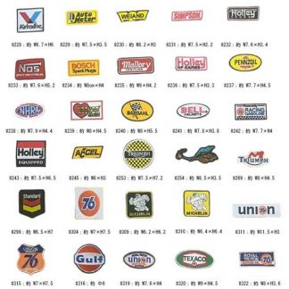 TWRA】レーシング ワッペン 2 アメリカン アドバタイジング