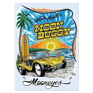 【DM248】ムーンアイズ Wave Hunter ステッカー デカール バギー BAGGY MOONEYES(参考上代￥600/ロット:3)