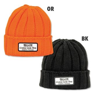 【MQC050】ムーンアイズ Custom Cycle Shop アクリル ニット キャップ MOONEYES(参考上代￥4500/ロット:1)
