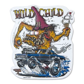 【RAF603WI】ラットフィンク ティンサイン WILD CHILD ブリキ 看板 エンボス サイン RATFINK(参考上代￥3800/ロット:1)