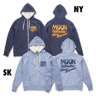 【SM873】ムーンアイズ MOON Automotive ボア ジップ フーディー MOONEYES(参考上代￥13000/ロット:1)