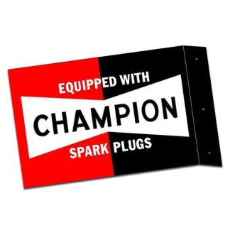 【SF-CHAMPION】CHAMPION スクエア フランジ サイン 看板 メタル ブリキ 垂直 壁面 店舗 アドバタイジング チャンピオン(参考上代￥3800/ロット:1)