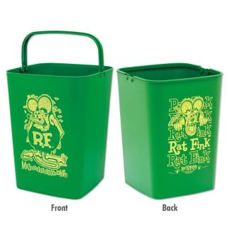 【RAF606GR】ラットフィンク 10L ダストボックス ゴミ箱 バケツ RATFINK(参考上代￥2300/ロット:1)