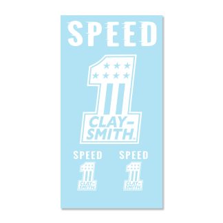 【CSYC3949】クレイスミス ステッカー No.1 ホワイト ClaySmith MOONEYES CSYC3949(参考上代￥900/ロット:3)