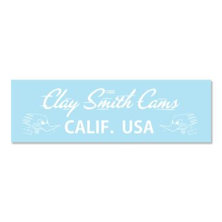 【CSYC3951】クレイスミス ステッカー CALIF. USA ホワイト ClaySmith MOONEYES CSYC3951(参考上代￥850/ロット:3)